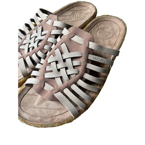 MALIBU SANDALS Cove Vegan Leather Slide Size 11 US NWT - Picture 3 of 12